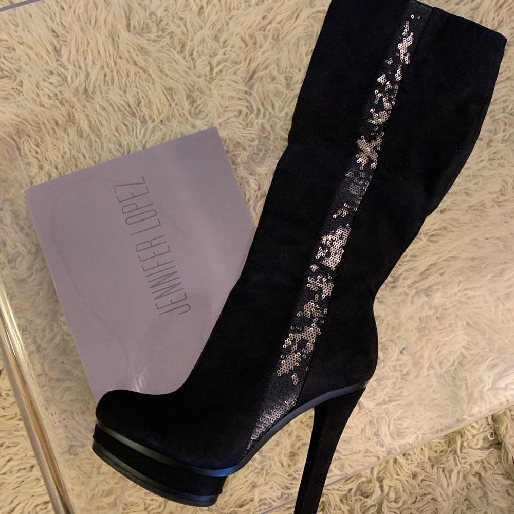J.lo knee high boots size 8